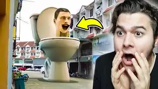 SKİBİDİ TOİLET GERÇEK HAYATTA KAMERALARA YAKALANAN GÖRÜNTÜLERİ