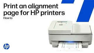 Fix misaligned colors or lines | Print an alignment page for HP printers | HP Support