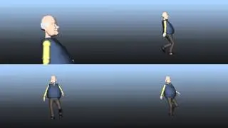 Attitude Walk cycle