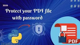 How to protect pdf with password || Python || pdf ||CodersAbode