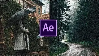 Add Rain Particles In After Effects