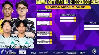 RRQ VS ONIC FINALS ?!? JADWAL GOF MLBB HARI INI MINGGU 21 DESEMBER 2025