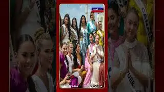 'Wow, Taj!': Miss Teen International 2025 Contestants Spellbound by Taj Mahal's Beauty  |MUNSIF TV