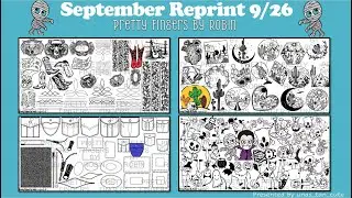 Ending September Reprints with all New Nail Stamping Plates Sneak Peek 9/26 Pretty Fingers By Robin