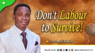 There Is A Rest for You In This Life - Dr. David Bindan