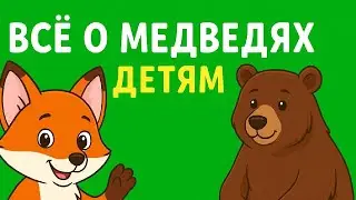 Children about bears. Educational video for children