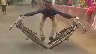 Talented cyclist