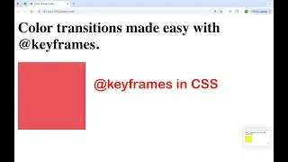 Learn CSS keyframes animation in 5 minutes
