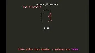 Jogo da forca em Python