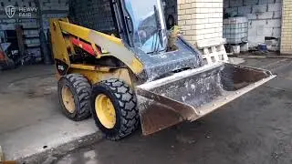 Мини-погрузчик Caterpillar 216B3 &ndash; продается на HEAVY FAIR! Видео диагностика мини-погрузчика