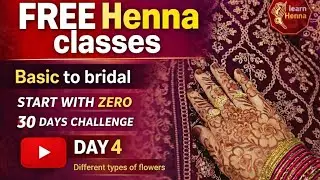 Day 04|Free basic henna classes for beginners |30 days challenge 💥👍#henna #new #viralvideo #ytvideos