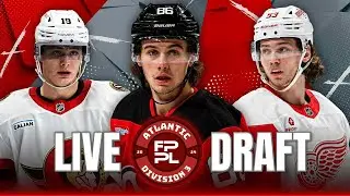 LIVE Fantasy Hockey Draft Analysis - FPPL Division 3 Atlantic