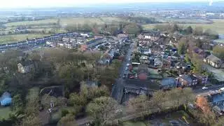 DJI MINI 4K DRONE FOOTAGE AINSWORTH VILLAGE NEAR BURY AND BOLTON