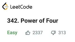 342. Power of Four | Leetcode Daily Problem | 22-08-2022