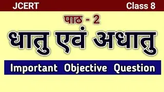Class 8 Science Chapter 2 Metals and Non-metals Objective MCQ Questions |