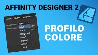 Impostare il formato e il PROFILO COLORE di un documento di Affinity DESIGNER