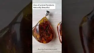Raw Baltic Amber Pendants