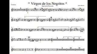 VIRGEN DE LOS NEGRITOS, KARAOKE PARA CORNETAS