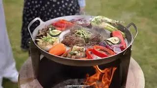 Sizzling steaks on the Alpha 600: black edition with plancha