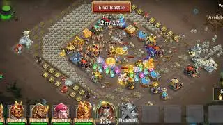 Hitting a top 5 base in Guildwars - Castle Clash (No Commentary)
