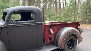 1947 ford pickup truck rat rod running walk around
