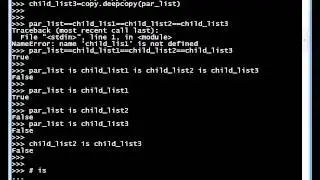 Differences between Hardcopy, shallowCopy and DeepCopy in python