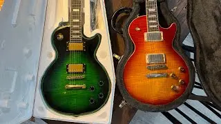 Fake Vs. real Gibson Les Paul How does the Temu Chibson Chinese guitar hold up #guitar #china #temu