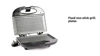 Prestige PGMFB 800 Watt Grill Sandwich Toaster with Fixed Grill Plates
