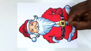 Santa Claus 🎅 Easy Drawing (Step By Step)😊 5 Minute Hard Work Drawing