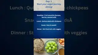Day 1 | Start Your Vegan Journey Strong | Daily Vegan Health Motivation