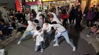ID DANCE. CRAYON PASTEL 'PRETTY GIRL' COVER. CUTE SCHOOLBOYS, CHARMING BUSKING.