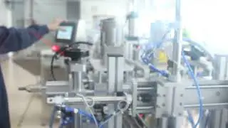 Cap placing 3 station tutorial for perfume filling line
