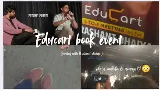 Educart book event |Meetup with Prashant kirad bhaiya ✨🎀😭.......#trending #viral #viralvideo #vlog 