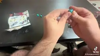 Part 2 of the Lego f1 mini figure Mercedes