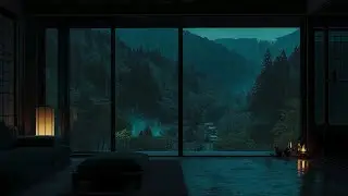 Peaceful Night Rain in a Garden 🌙 Relaxing Rain Sounds for Sleep & Stress Relief