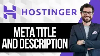 Как добавить метазаголовок и описание в конструкторе сайтов Hostinger