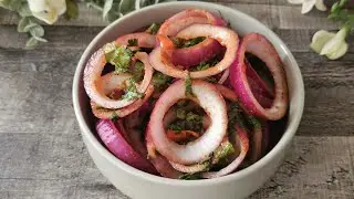 Laccha Pyaaz  |  How To Make Hotel Wala Laccha pyaaz | Onion Salad | Spicy onion salad |Masala onion