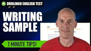 Writing Sample - Duolingo English Test - Best 1 Minute Tips