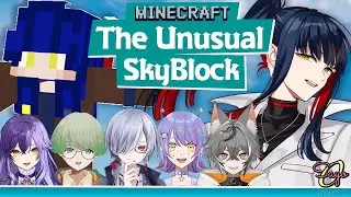 #6 【Minecraft】日々スキルアップしてく忍者のスカイブロック【コラボ】#vtuber