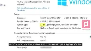 Checking If Windows 8 32 or 64-bit Operating System