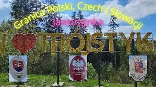 Tr&oacute;jstyk na granicy Polski Czech i Słowacji