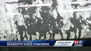 Roseland residents frustrated at fallout from plant explosion