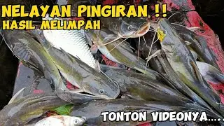 Nelayan pingiran, jaring ikan baung dapat hasil melimpah tonton videonya !!