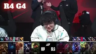 BLG vs NIP - Game 4 | Round 4 S14 LPL Spring Playoffs 2024 | Bilibili Gaming vs Ninjas in Pyjamas G4
