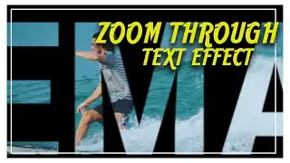 Zoom Through Text Effect in Filmora X Tutorial