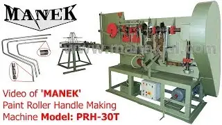 Manek - Paint Roller Handle Making Machine Model: PRH-30/T with Threading Attachment