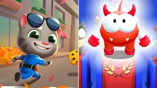 Om Nom Run 🟢 vs Tom Gold Run 🐱 | Ultimate Speed Race Challenge ⚡ | KM Game Play