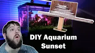 Amazing Sunset Effect with CHEAP WiFi-enabled Aquarium Background Light - DIY guide