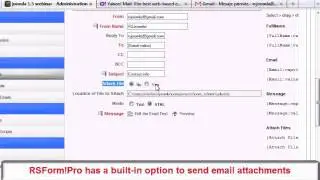 Ep. 51: How to configure the user and the admin email in RSForm!Pro