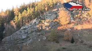 Pulčínské skály - Mohutné skalní útvary nedaleko Vsetína (018)